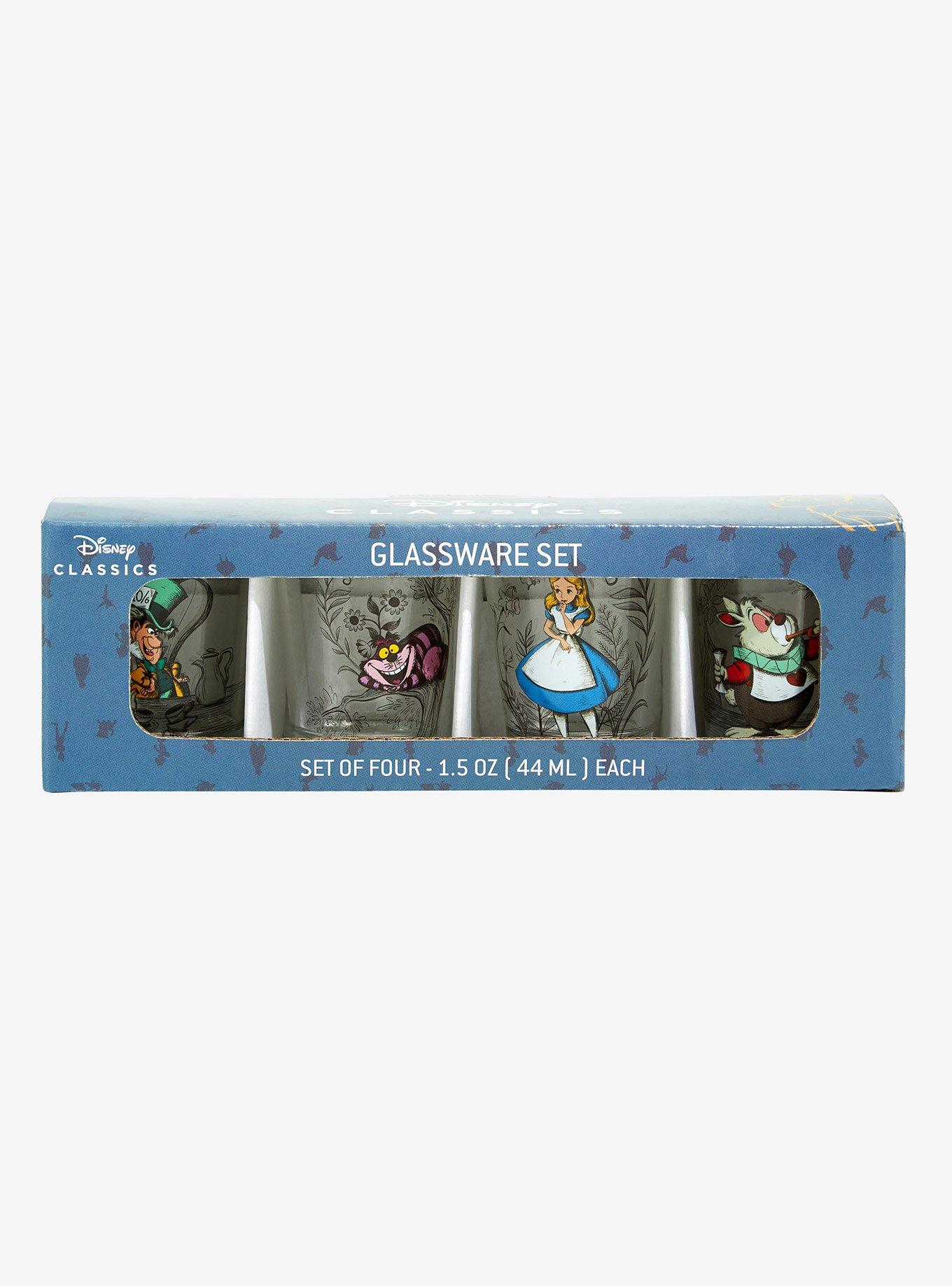 Disney Alice in Wonderland Character Portraits Mini Glass Set, , alternate