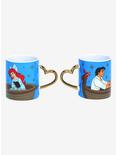 Disney The Little Mermaid Ariel & Eric Heart Handle Mug Set, , alternate