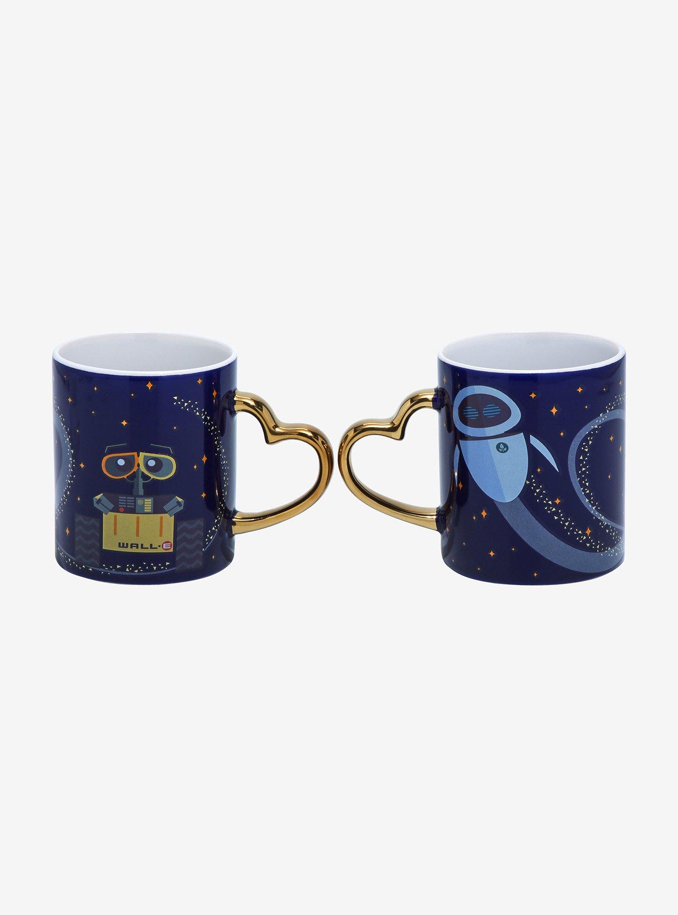 Disney Pixar WALL-E & EVE Heart Handle Mug Set, , alternate