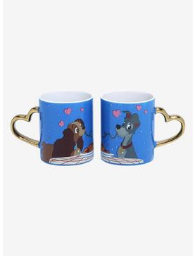 Disney Lady and the Tramp Heart Handle Mug Set, , hi-res