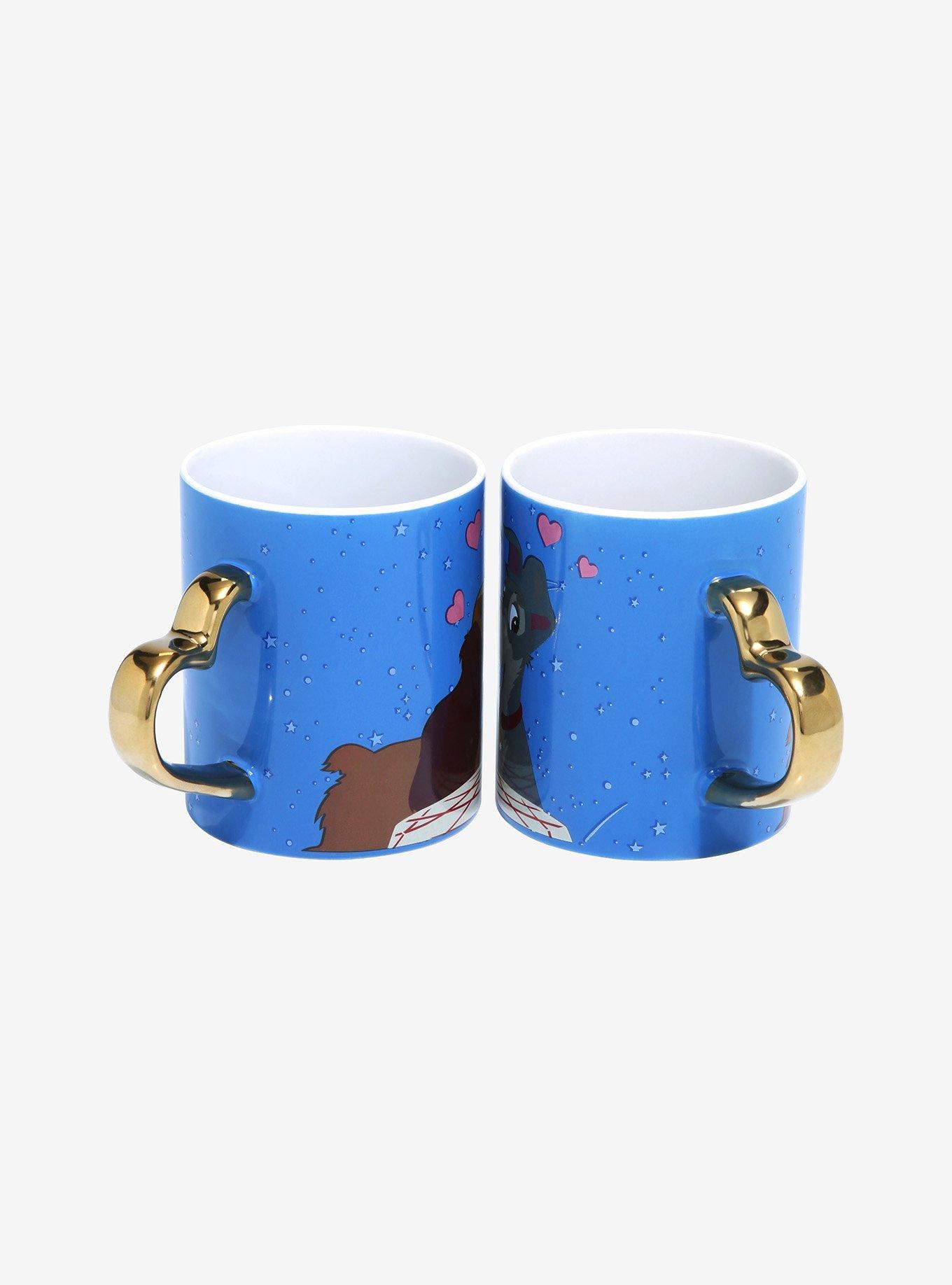 Disney Lady and the Tramp Heart Handle Mug Set, , alternate