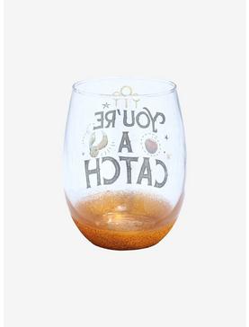 Harry Potter You’re a Catch Golden Snitch Wine Glass, , hi-res