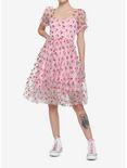 Cherry Glitter Mesh Dress, MULTI, alternate