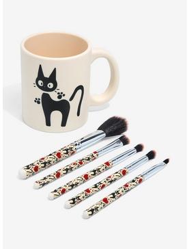 Loungefly Studio Ghibli Kiki’s Delivery Service Jiji Mug Makeup Brush Set & Holder - BoxLunch Exclusive, , hi-res