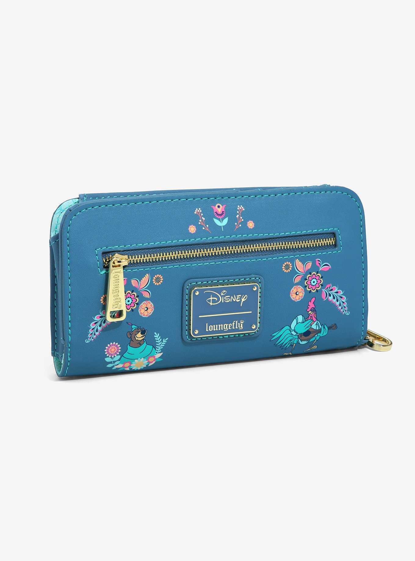 Loungefly Disney Robin Hood Sherwood Forest Friends Floral Wallet - BoxLunch Exclusive, , hi-res