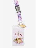 Loungefly Star Wars Baby Yoda with Frogs All Over Print Lanyard with Charm