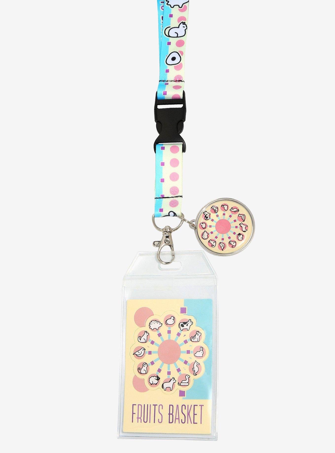 Fruits Basket Animal Icons Lanyard - BoxLunch Exclusive, , alternate