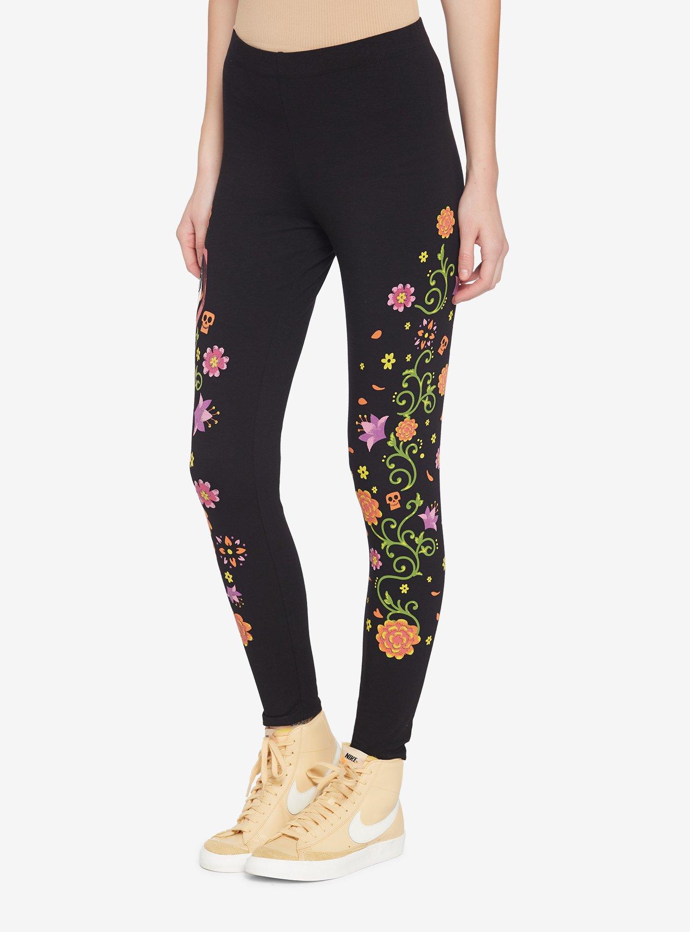 Disney Pixar Coco Marigolds Leggings, MULTI, alternate