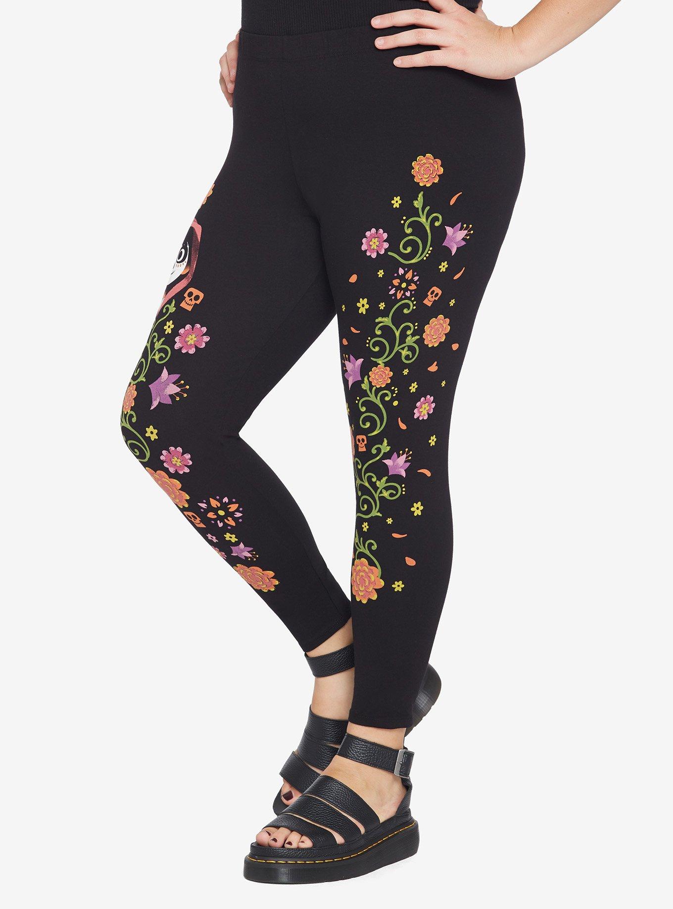 Disney Pixar Coco Marigolds Leggings, MULTI, alternate