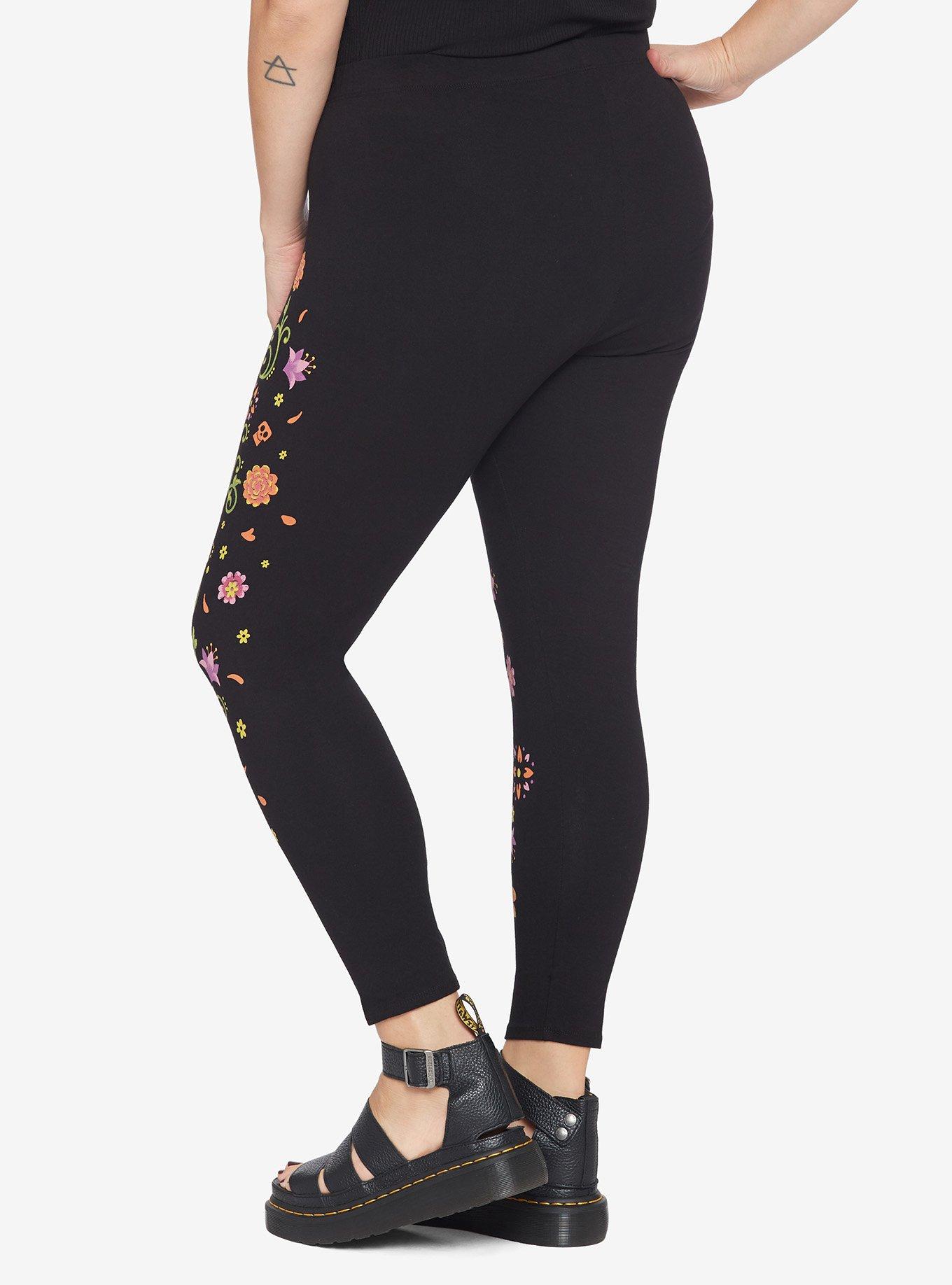 Disney Pixar Coco Marigolds Leggings, MULTI, alternate