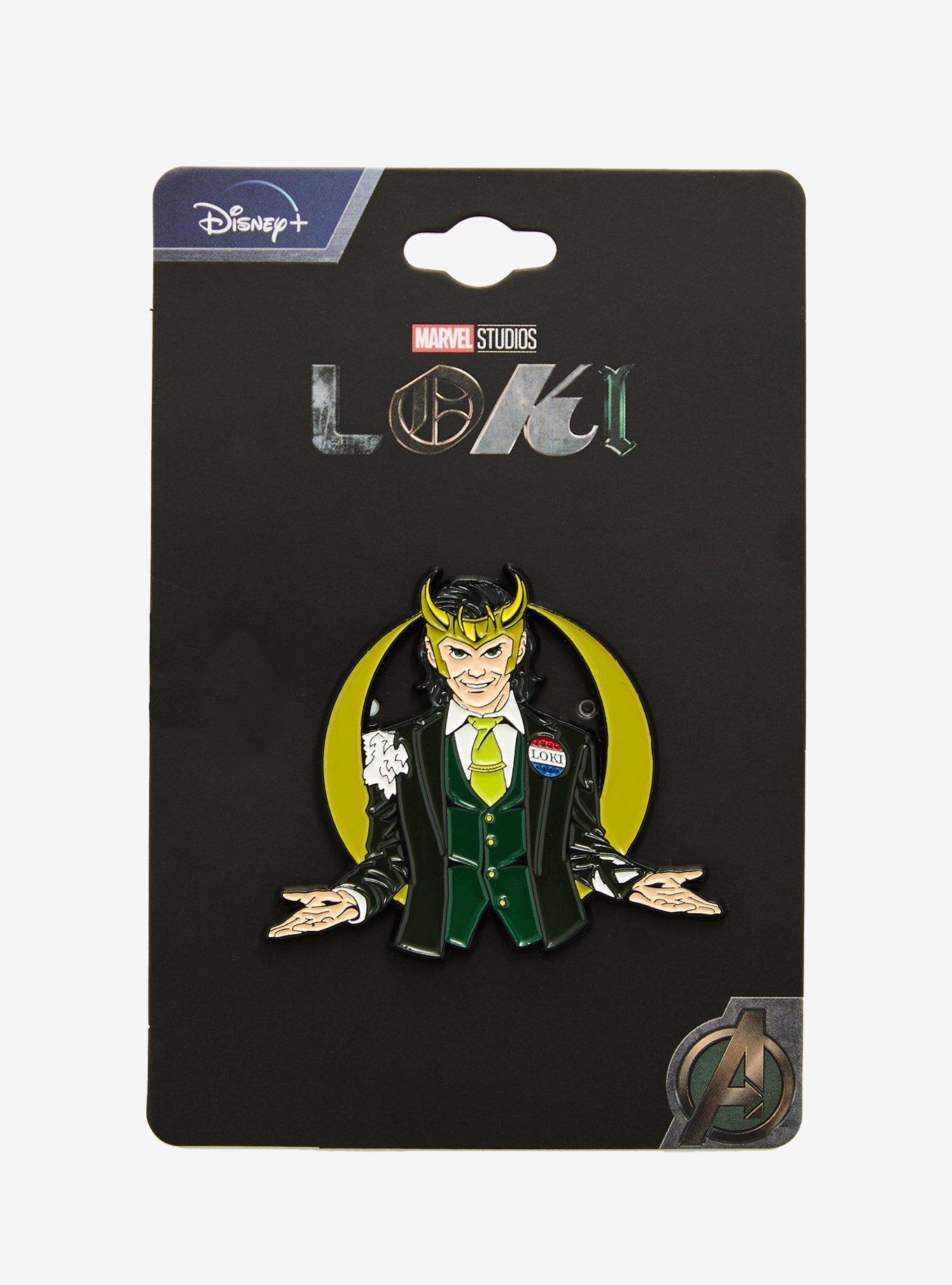 Marvel Loki Vote Loki Enamel Pin - BoxLunch Exclusive, , alternate
