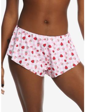 Strawberry Ruffled Swim Shorts, , hi-res