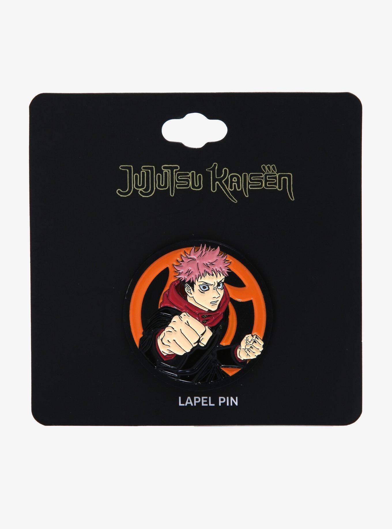 Jujutsu Kaisen Yuji Itadori Badge Enamel Pin, , alternate