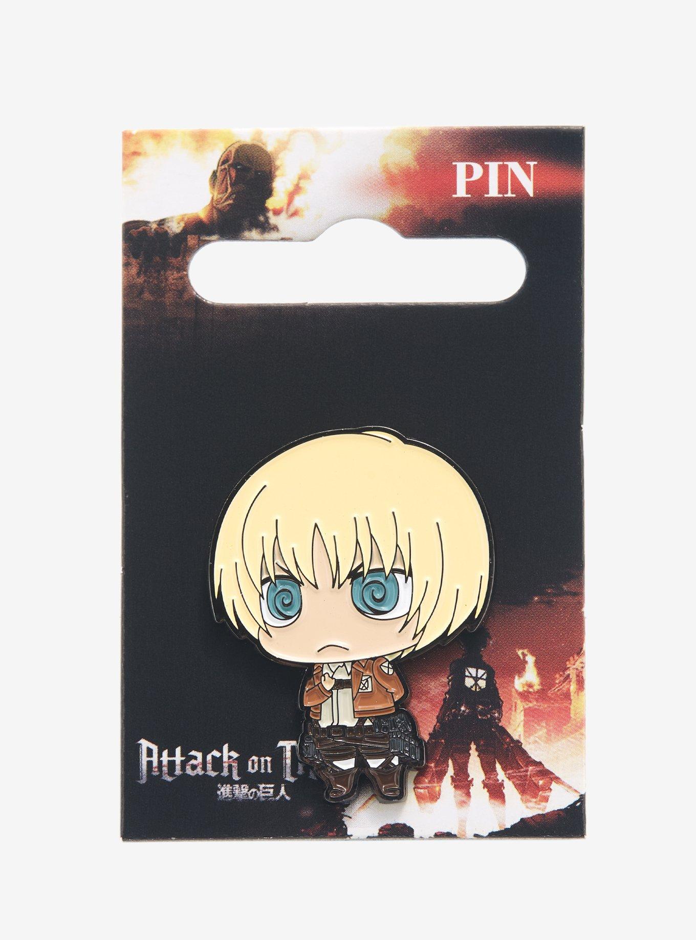 Attack on Titan Armin Arlert Chibi Enamel Pin - BoxLunch Exclusive, , alternate