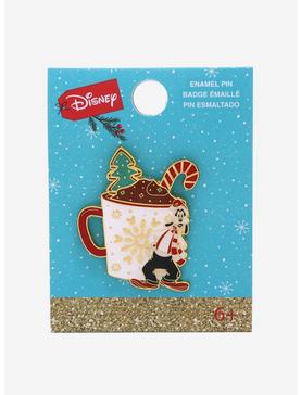 Loungefly Disney Goofy Peppermint Mocha Coffee Enamel Pin - BoxLunch Exclusive, , hi-res