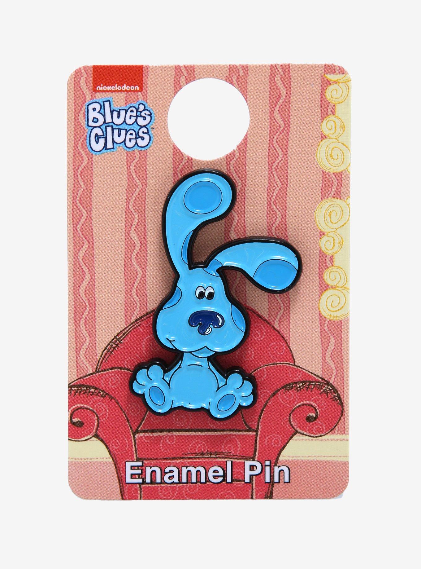 Blue's Clues Blue Sitting Enamel Pin - BoxLunch Exclusive, , alternate