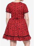 Steampunk Lolita Dress Plus Size, RED, alternate