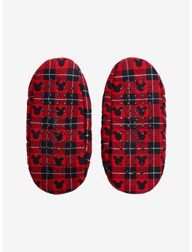 Disney Mickey Mouse Plaid Cozy Slippers, , hi-res