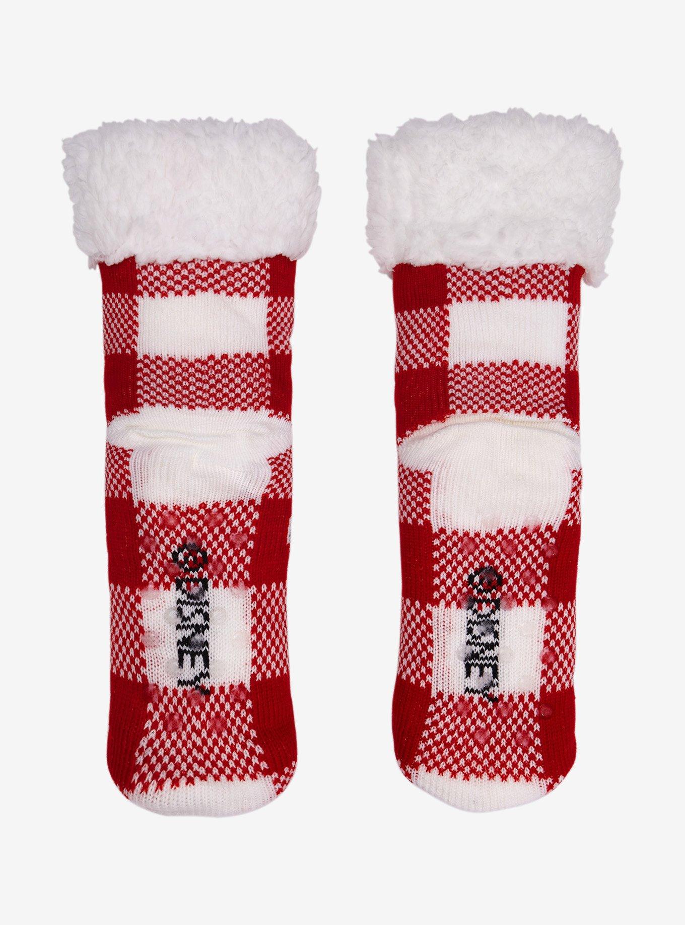 Disney Mickey Mouse Santa Cozy Socks, , alternate