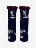 Disney Mickey Mouse Dark Cozy Socks, , alternate