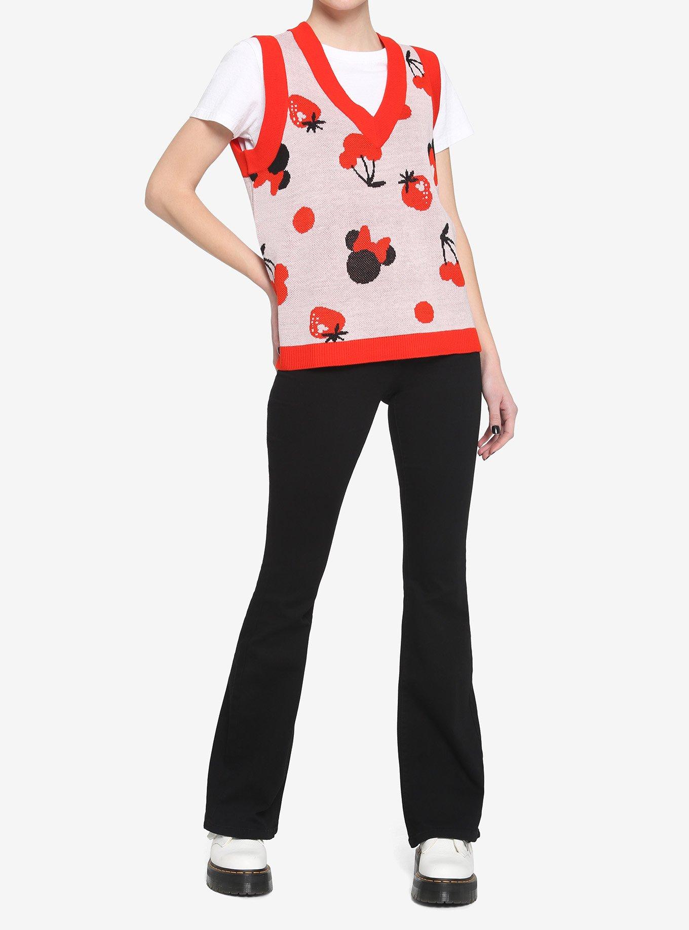 Her Universe Disney Minnie Mouse Fruit Sweater Vest, MULTI, alternate