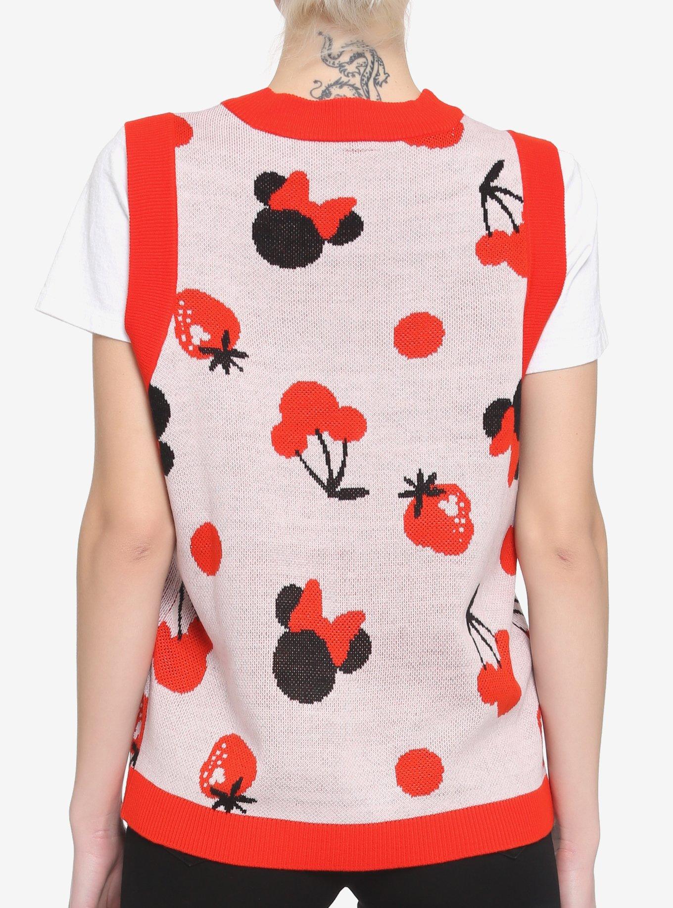 Her Universe Disney Minnie Mouse Fruit Sweater Vest, MULTI, alternate