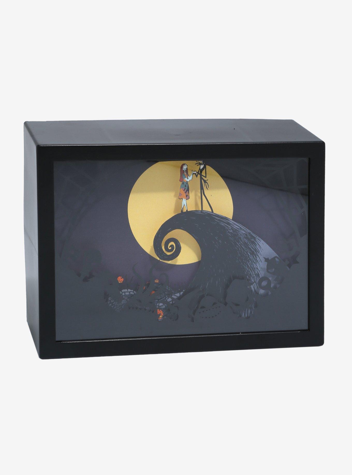 The Nightmare Before Christmas Spiral Hill Scene Lit Light Box, , alternate