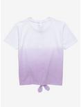 Our Universe Studio Ghibli Kiki’s Delivery Service Ombre Tie-Front Youth T-Shirt - BoxLunch Exclusive, LILAC, alternate
