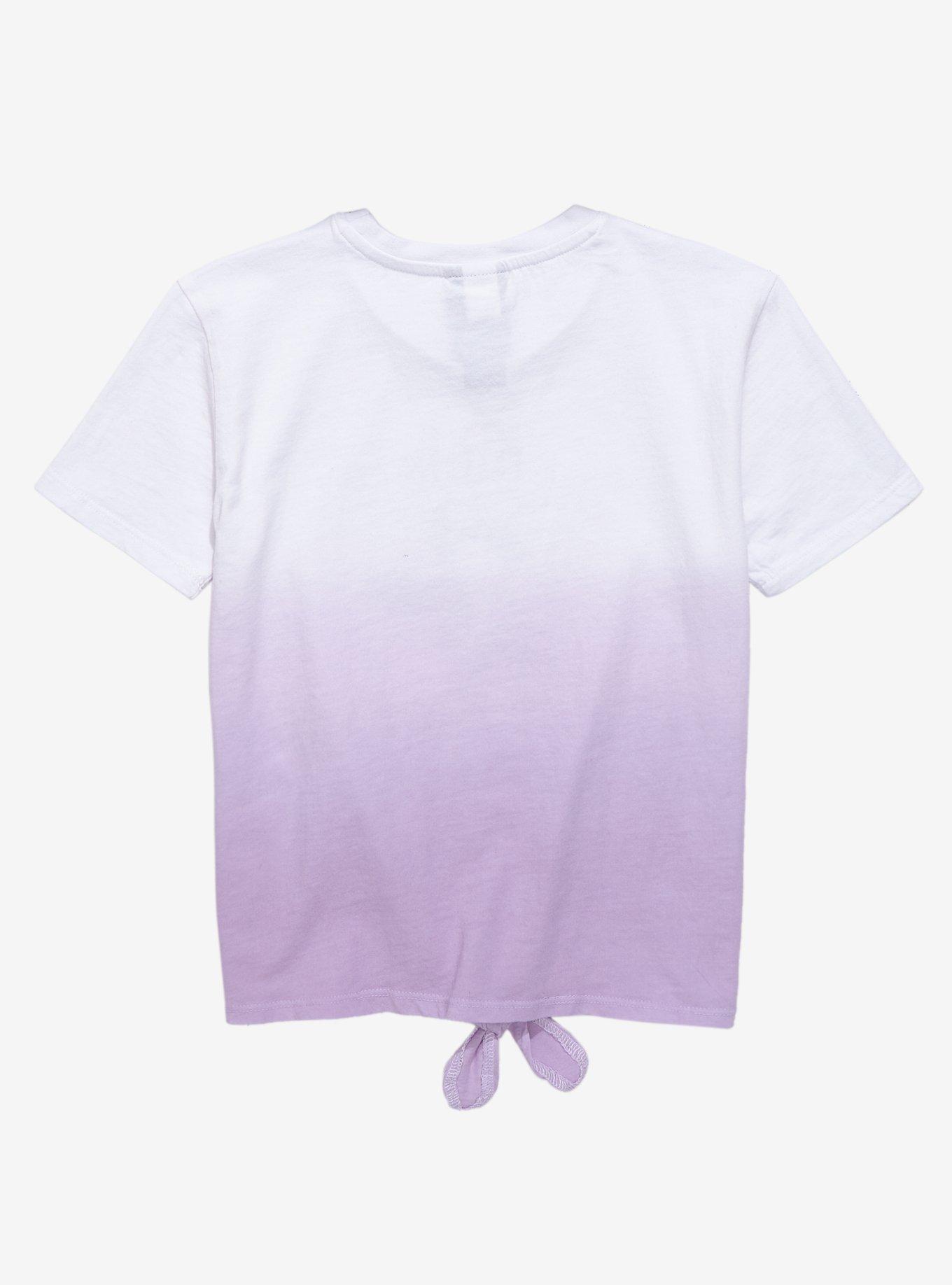 Our Universe Studio Ghibli Kiki&rsquo;s Delivery Service Ombre Tie-Front Youth T-Shirt - BoxLunch Exclusive, LILAC, alternate