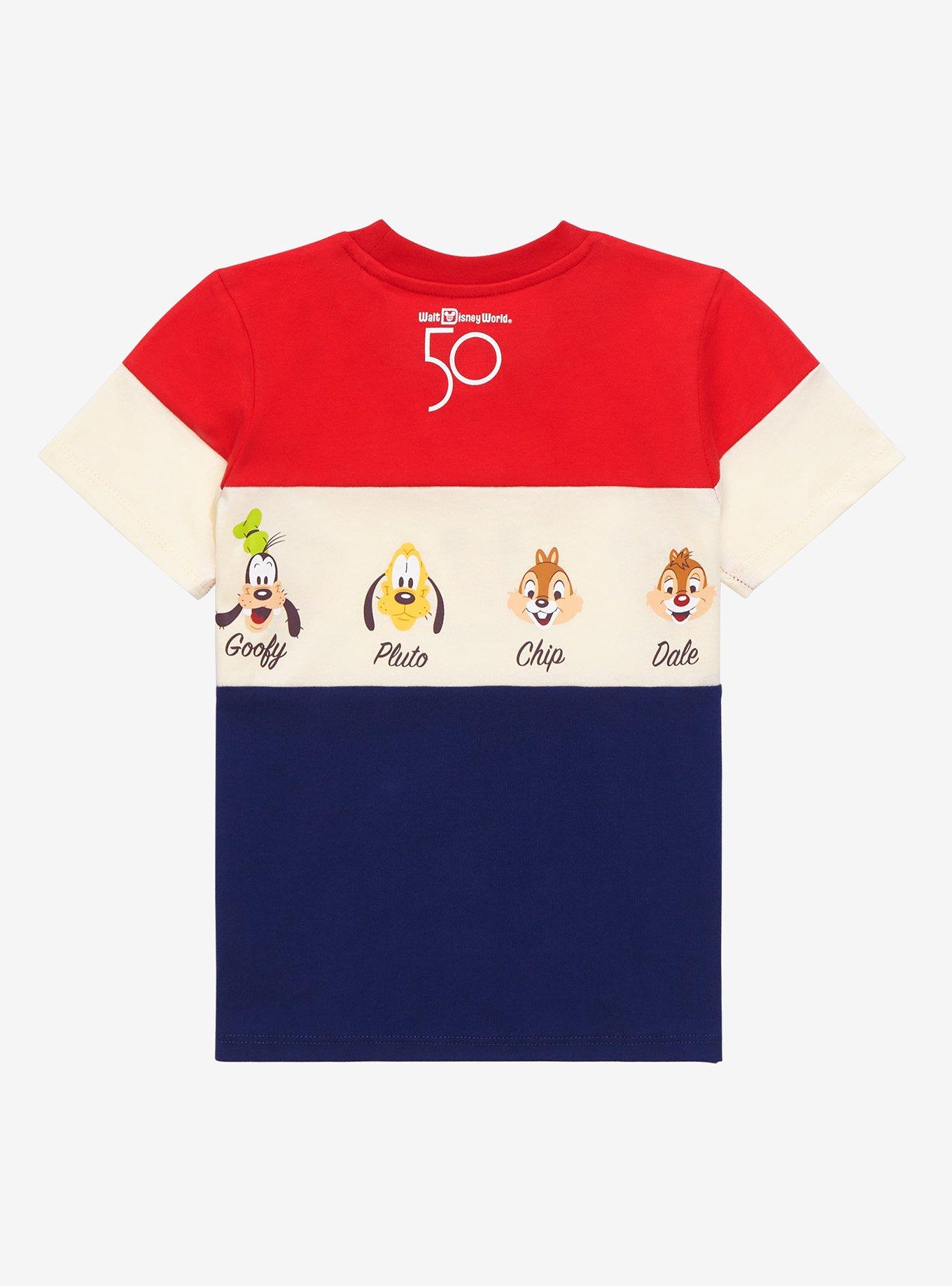 Disney Walt Disney World 50th Anniversary Mickey & Friends Toddler Panel T-Shirt - BoxLunch Exclusive, MULTI, alternate