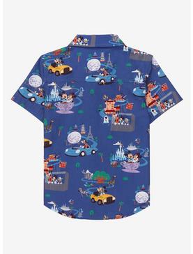 Disney Walt Disney World 50th Anniversary Rides & Attractions Toddler Woven Button-Up - BoxLunch Exclusive, , hi-res