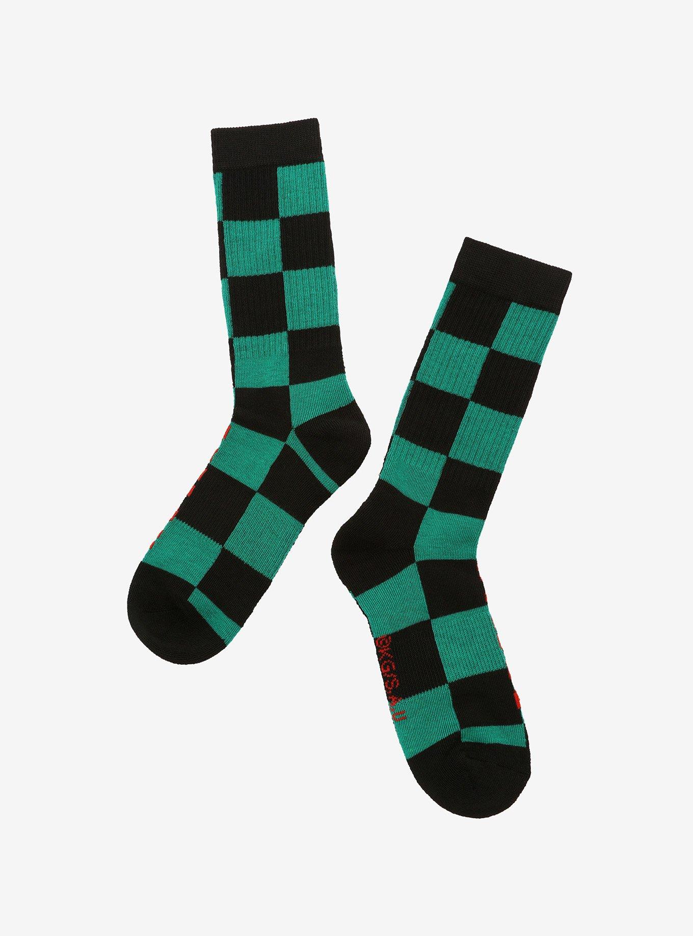 Demon Slayer: Kimetsu no Yaiba Tanjiro Kamado Crew Socks - BoxLunch Exclusive, , alternate