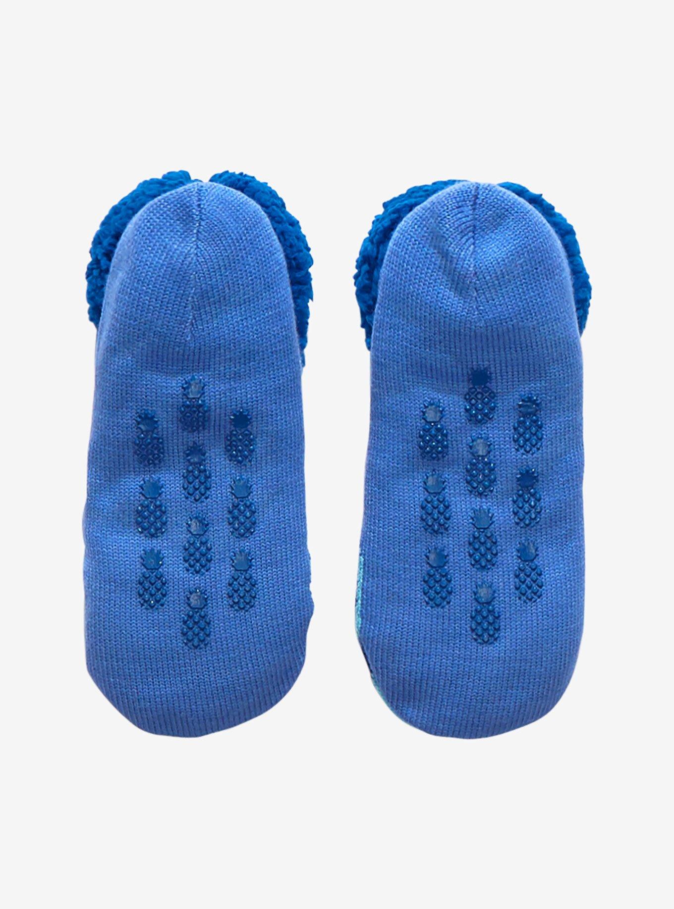 Disney Lilo & Stitch Stitch Character Slipper Socks - BoxLunch Exclusive, , alternate