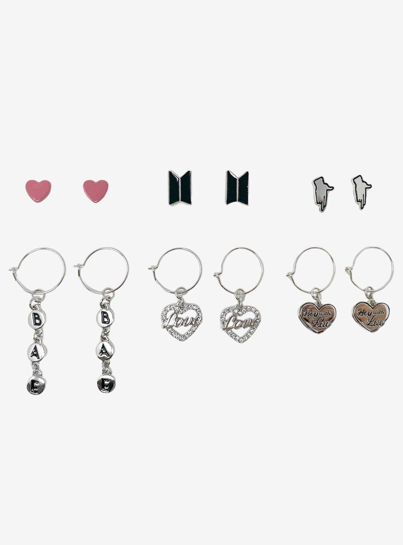 Boy with luv 2025 earrings hot topic