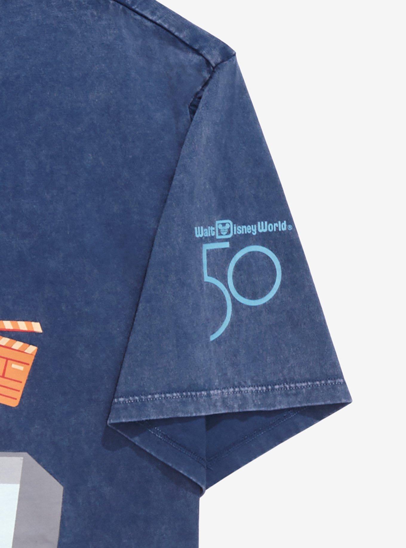 Disney Walt Disney World 50th Anniversary Hollywood Studios T-Shirt - BoxLunch Exclusive, NAVY, alternate