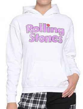 The Rolling Stones Pastel Tongue Logo Girls Hoodie, , hi-res