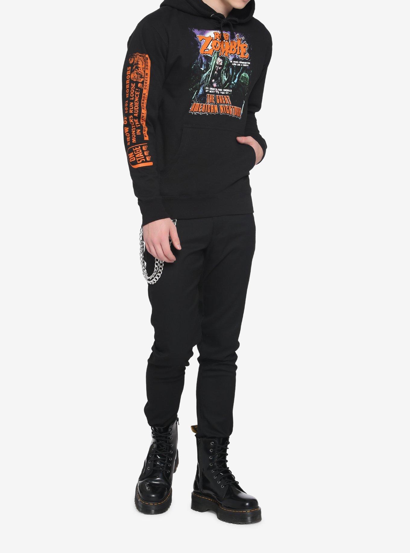 Rob Zombie The Great American Nightmare Hoodie, BLACK, alternate