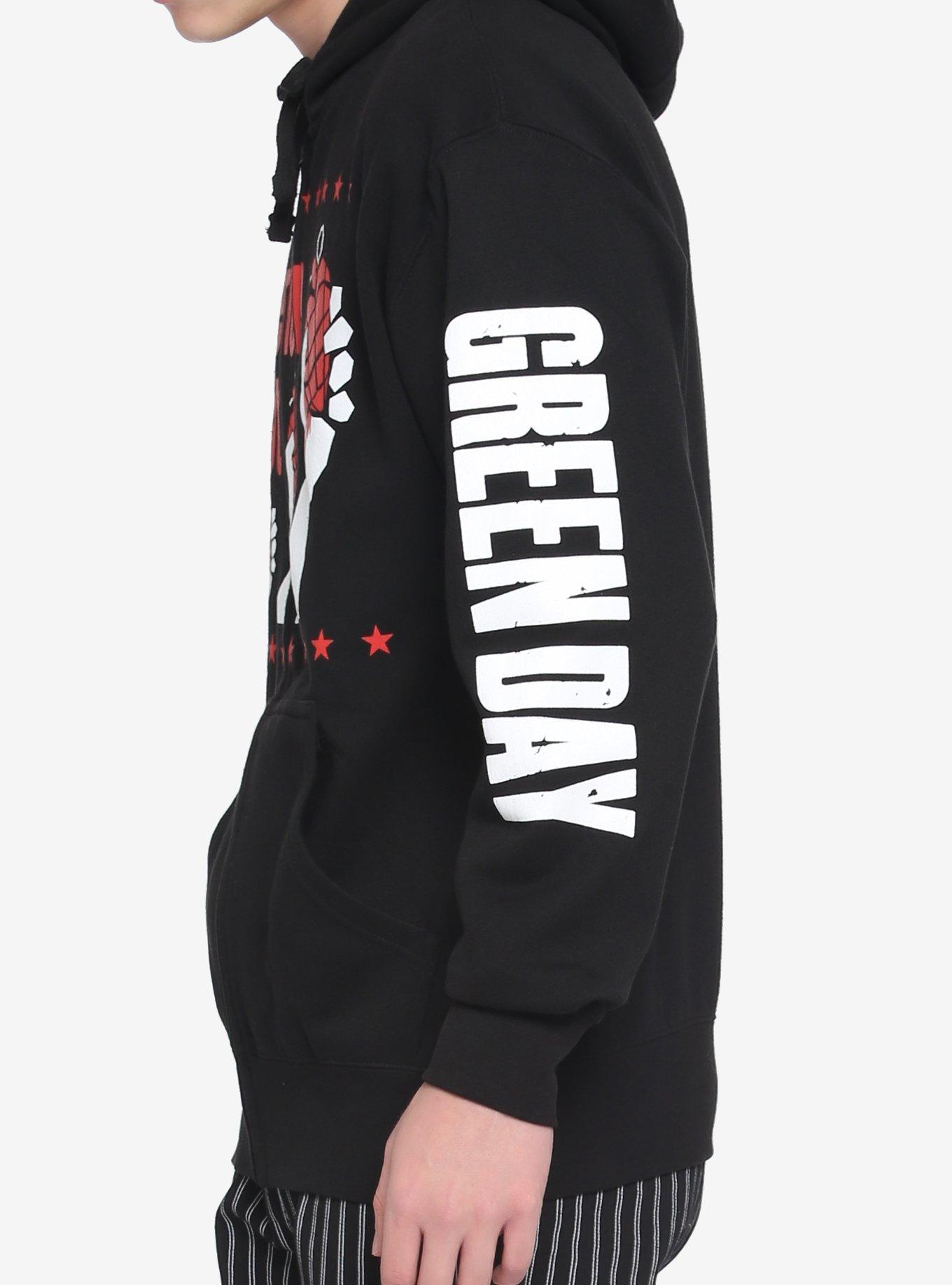 Green day hoodie hot topic new arrivals