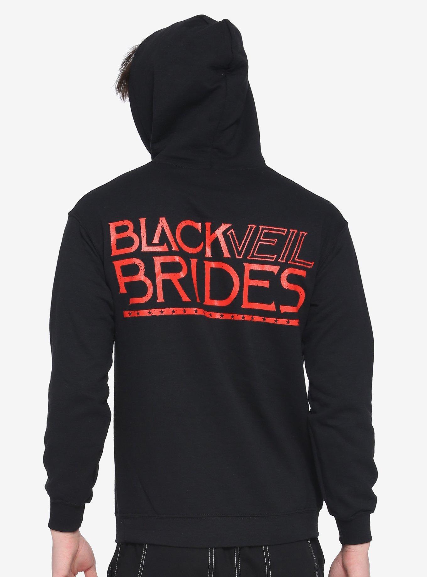 Black Veil Brides Group Portrait Hoodie, BLACK, alternate