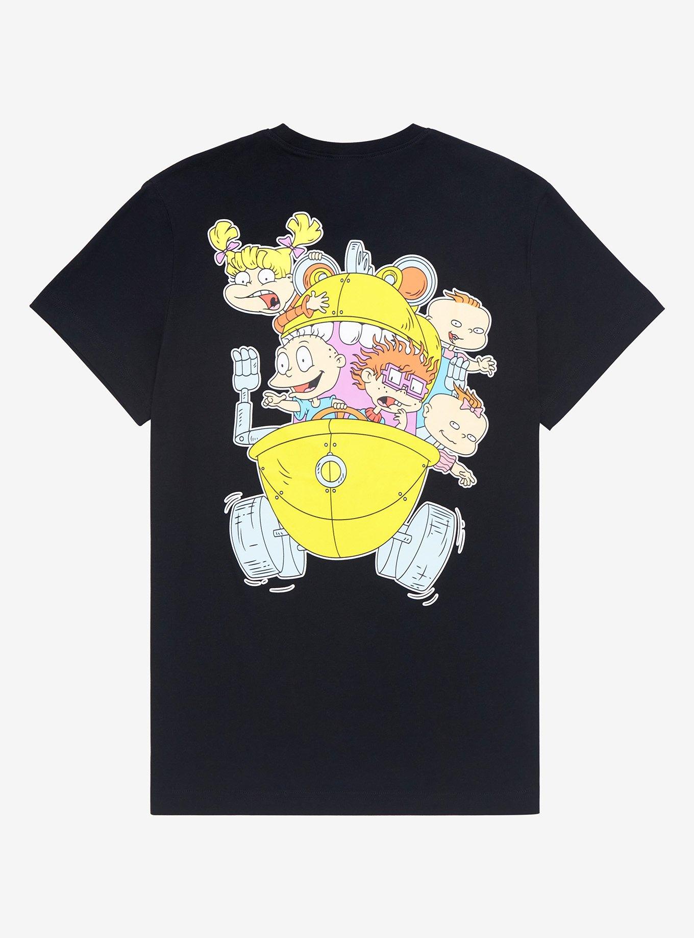 Cakeworthy Nickelodeon Rugrats Logo T-Shirt, BLACK, alternate