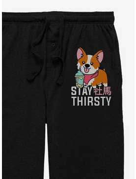Corgi Stay Thirsty Pajama Pants, , hi-res