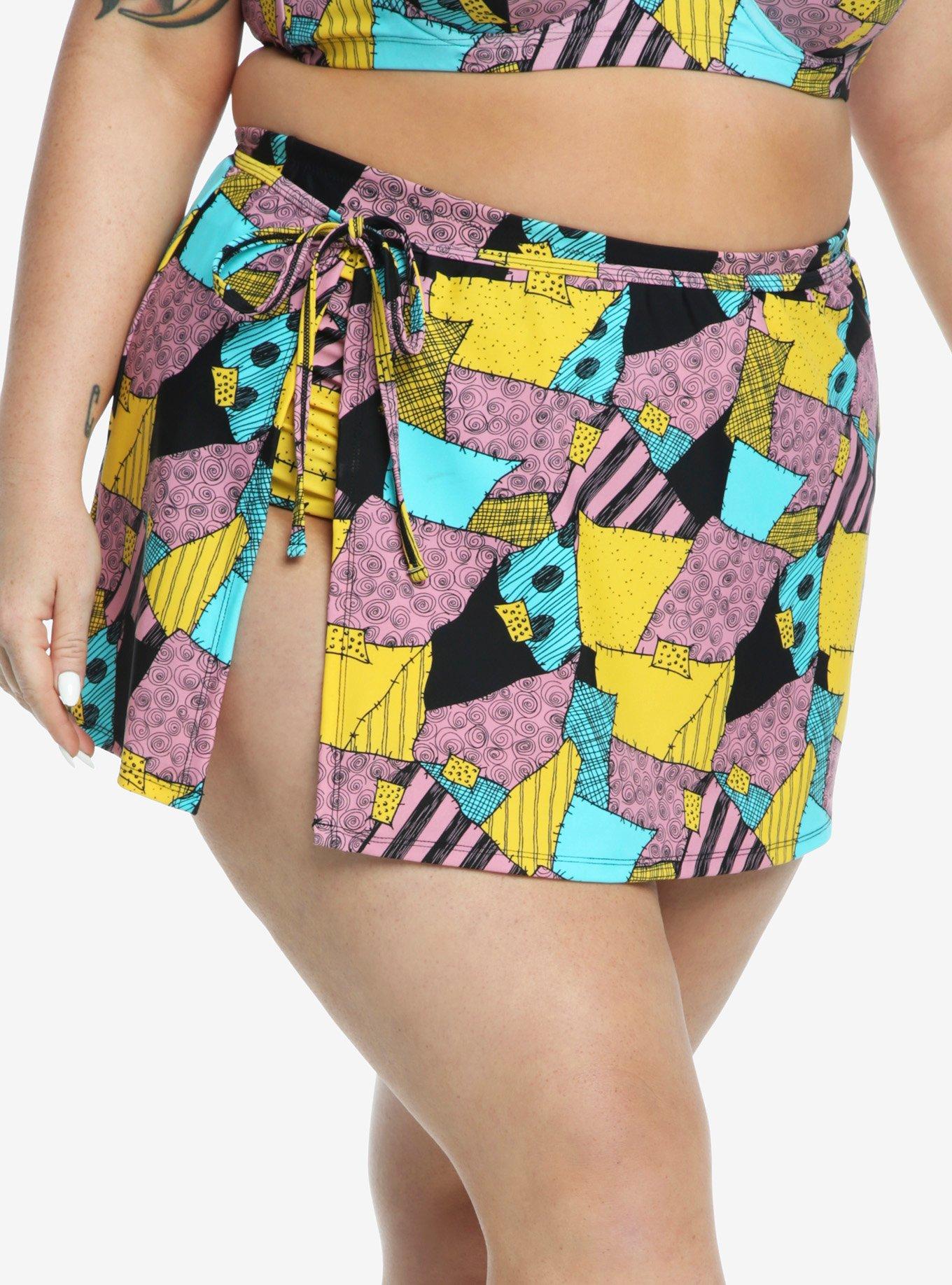 The Nightmare Before Christmas Sally Sarong Cover-Up Plus Size, MULTI, alternate