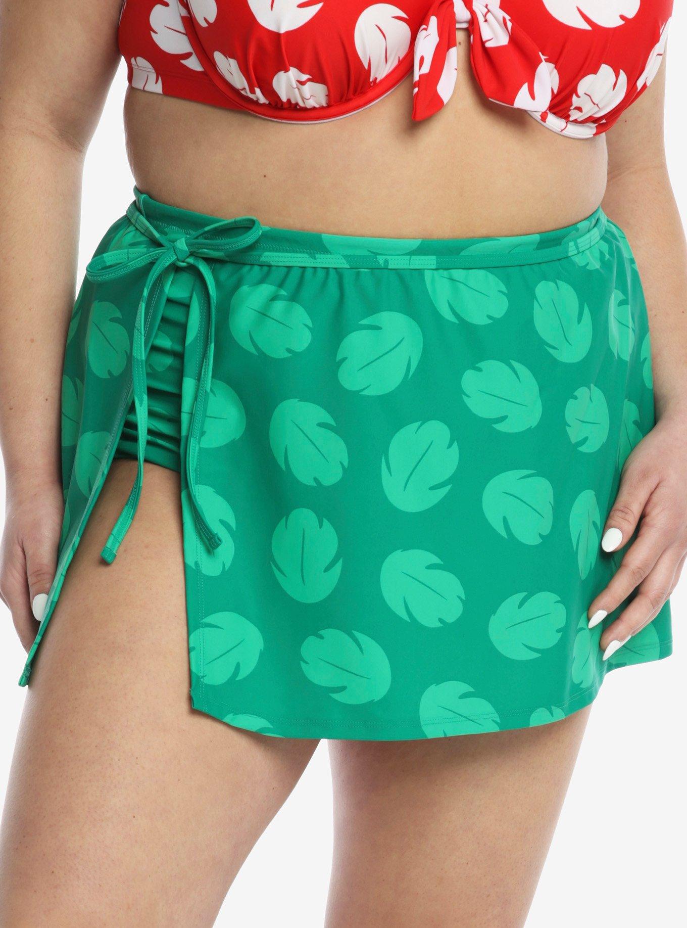 Disney Lilo & Stitch Leaf Sarong Cover-Up Plus Size, MULTI, alternate