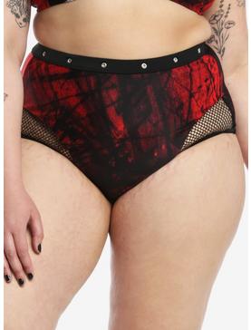 A Nightmare On Elm Street Grommet High-Waisted Swim Bottoms Plus Size, , hi-res