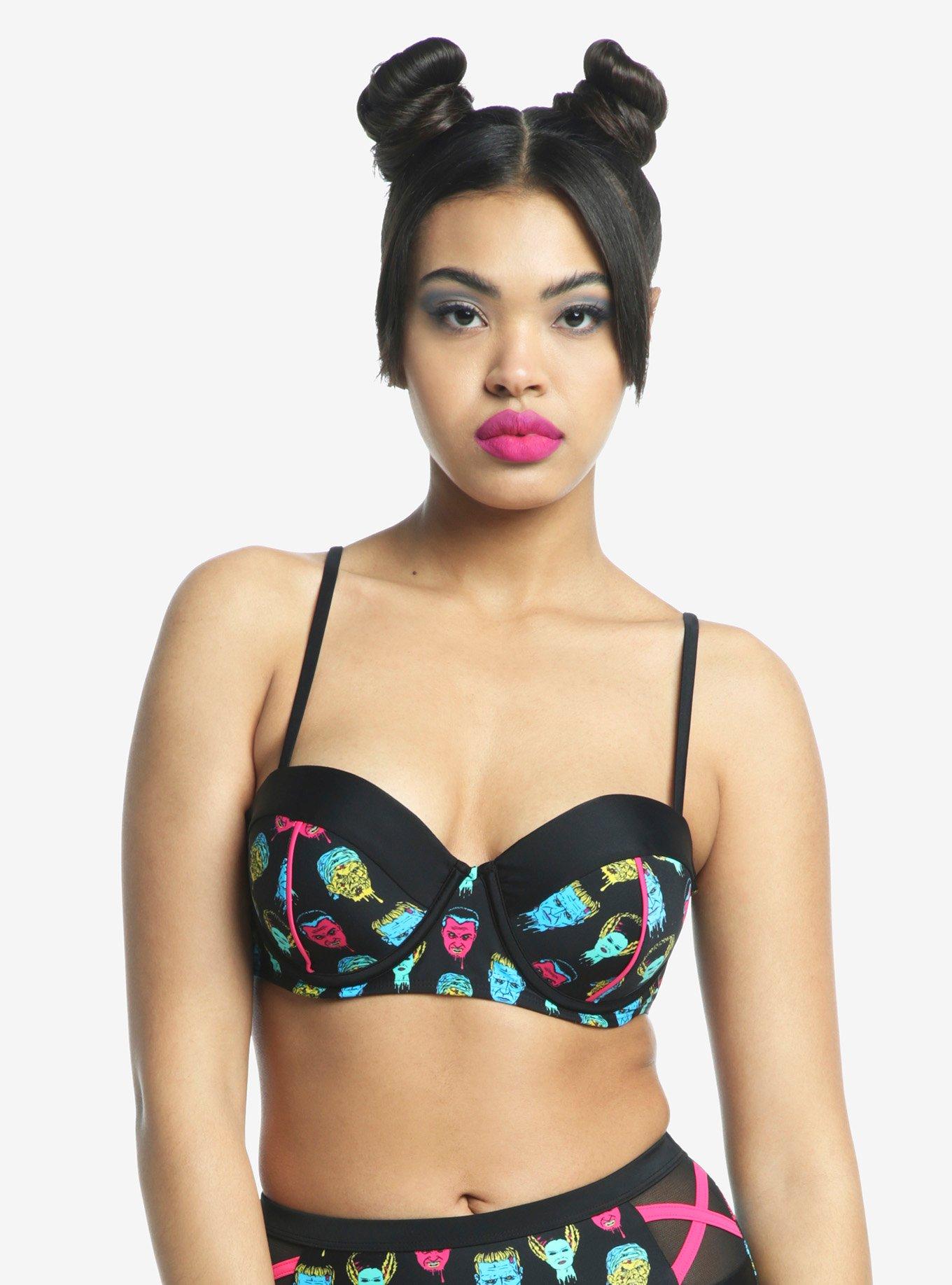 Universal Monsters Heads Swim Top, MULTI, alternate
