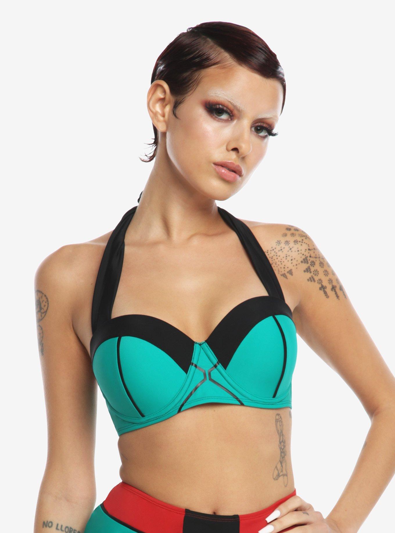 My Hero Academia Deku Halter Swim Top, MULTI, alternate