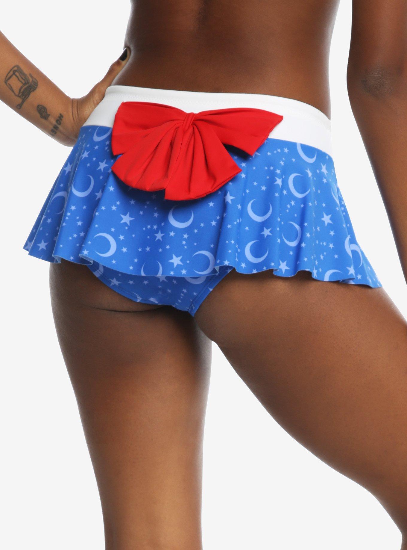 Sailor Moon Cosplay Skirted Swim Bottoms, MULTI, alternate