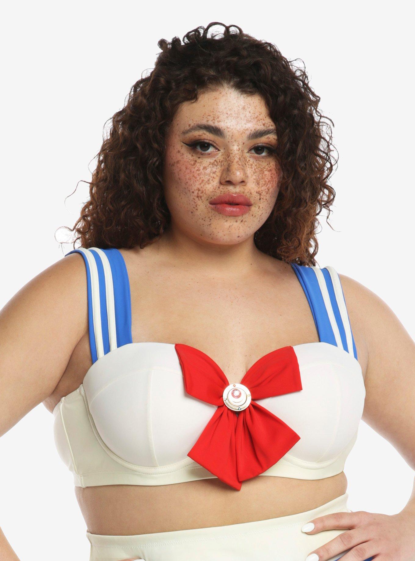 Sailor Moon Cosplay Swim Top Plus Size, MULTI, alternate