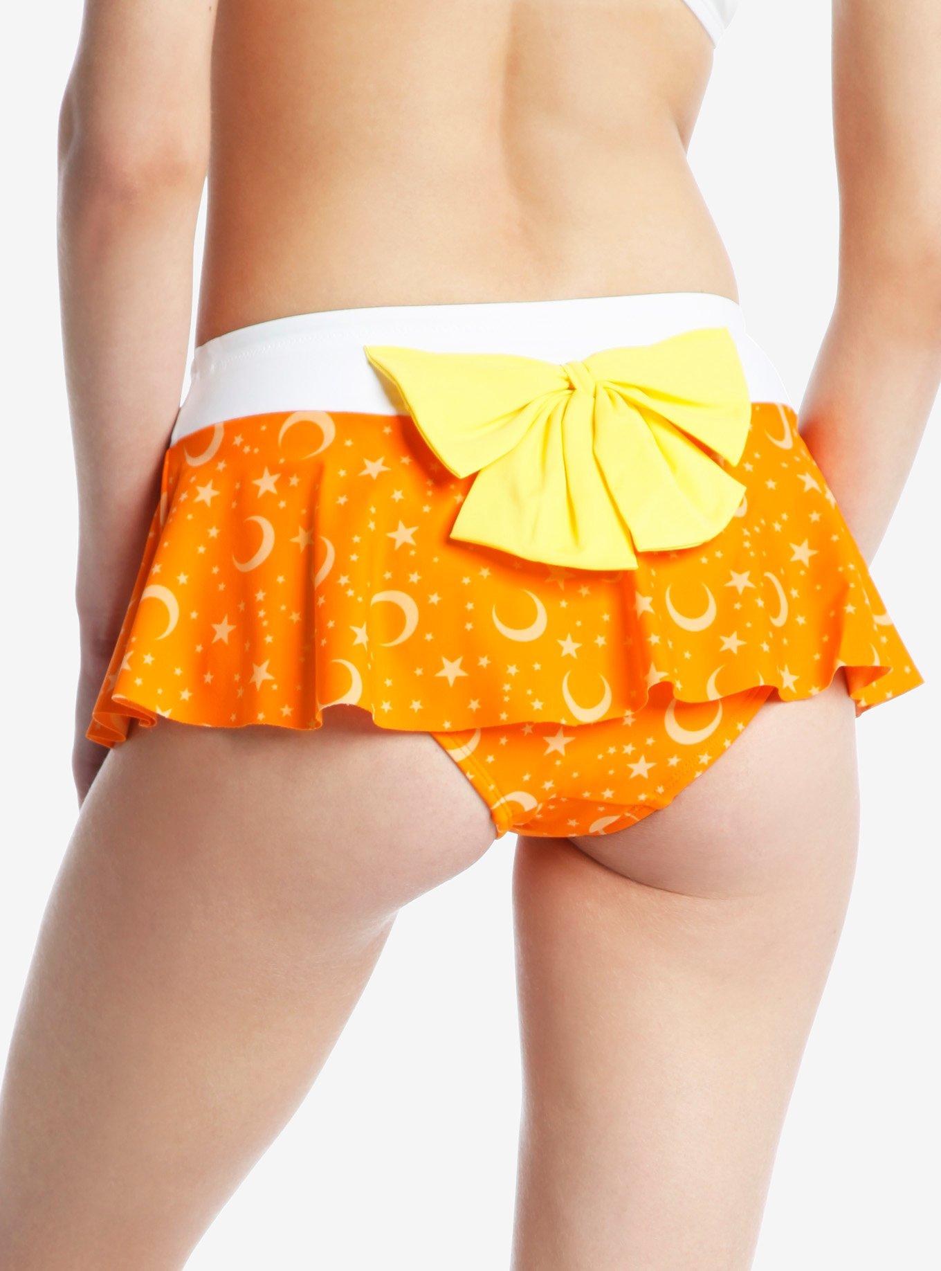 Sailor Moon Sailor Venus Skirted Swim Bottoms, MULTI, alternate