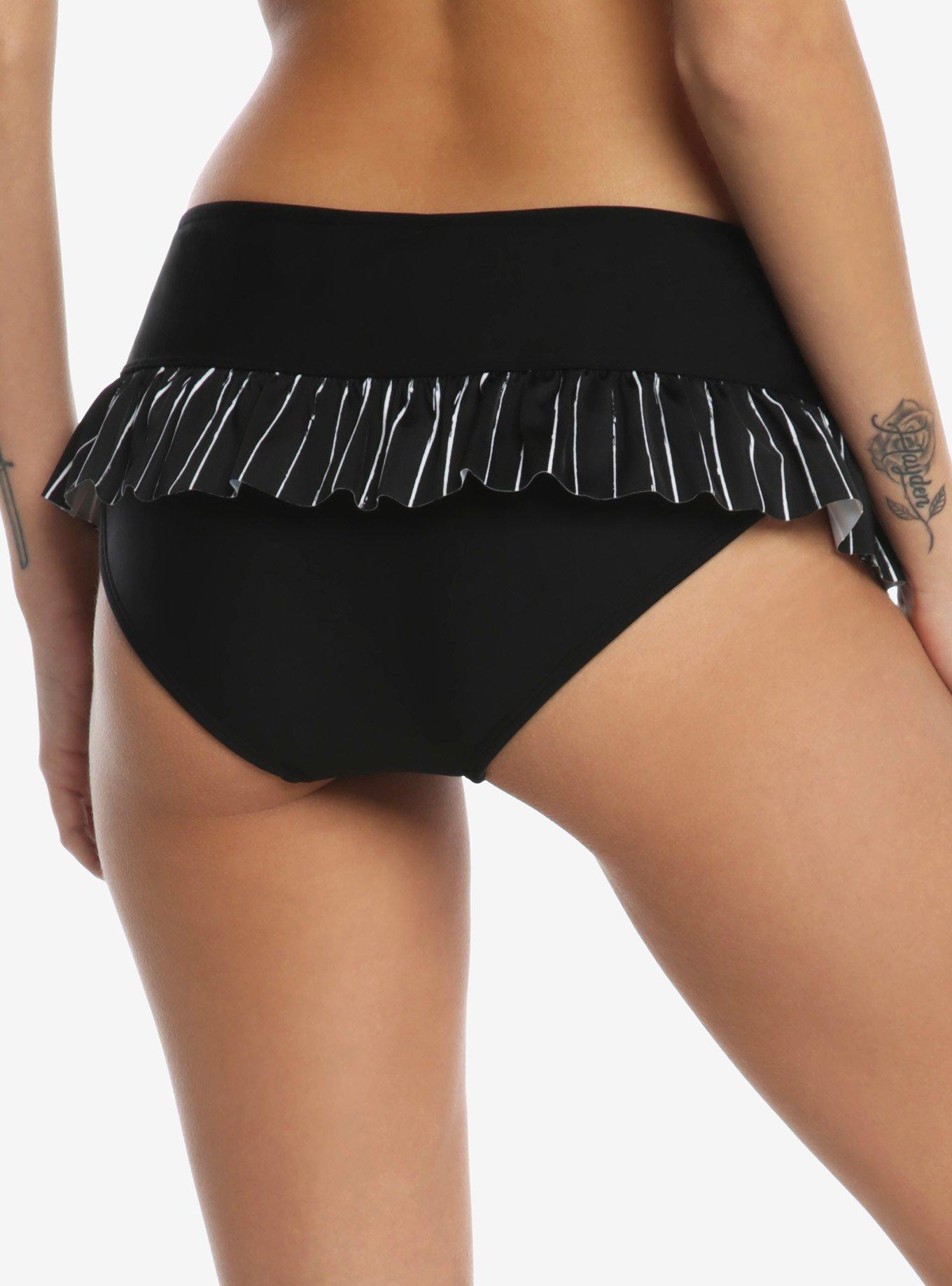 The Nightmare Before Christmas Jack Skellington Skirted Chain Swim Bottoms, MULTI, alternate